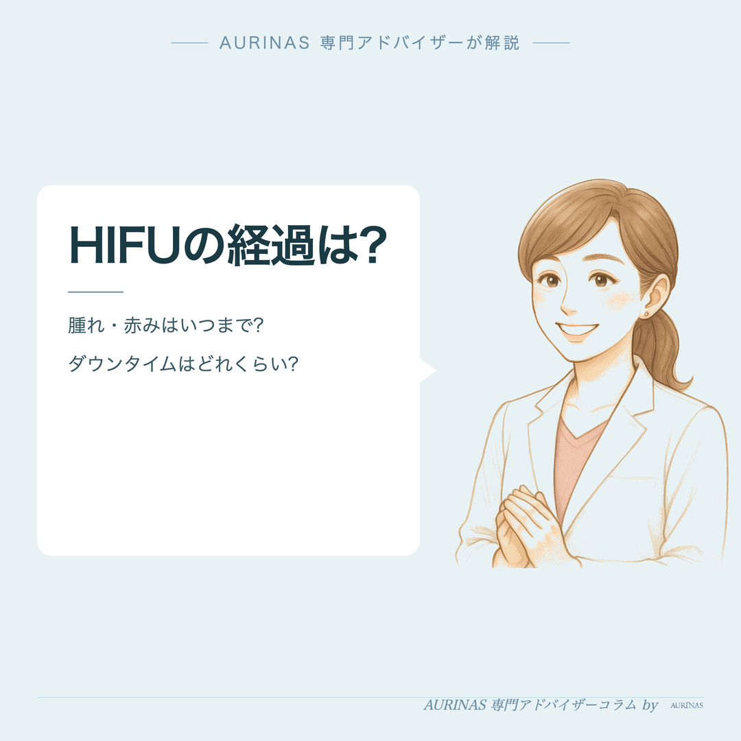 HIFU（医療ハイフ）の経過：腫れ・筋肉痛のような痛みはいつまで？ のイメージ画像